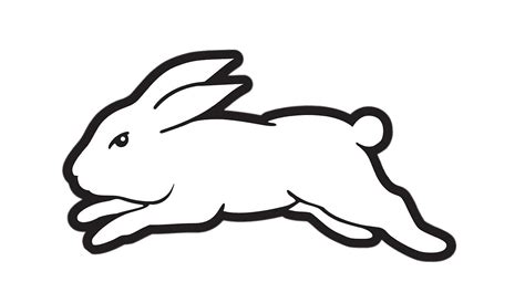 rabbitohs logo colouring in